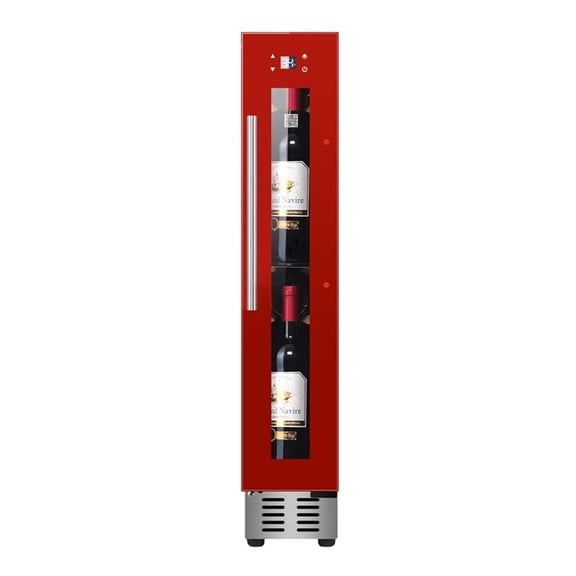 Pemberly Row 9 bottle Built-in/Freestanding Wine Ref with 7 color LED Lights
