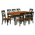 thumbnail image 1 of Pemberly Row 9-piece Wood Table and Dining Chairs in Black/Cherry, 1 of 6