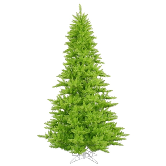 Pemberly Row 90" Plastic Fir Unlit Artificial Christmas Tree in Lime Green