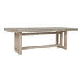 thumbnail image 1 of Pemberly Row 94" Transitional Pine Solid Wood Dining Table in Natural Brown, 1 of 6