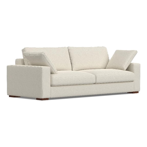 Pemberly Row 96 inch Wide Sofa in Off White Performance Fabric