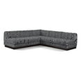 thumbnail image 1 of Pemberly Row 98.5" 5-Piece Contemporary Fabric Modular Sectional in Dark Gray, 1 of 13