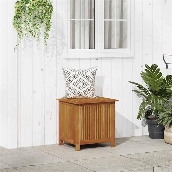 Pemberly Row Acacia Soild Wood finish Storage Box in Medium Rustic