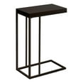thumbnail image 1 of Pemberly Row Accent Table C-shaped End Side Snack Living Room/Bedroom in Brown, 1 of 5