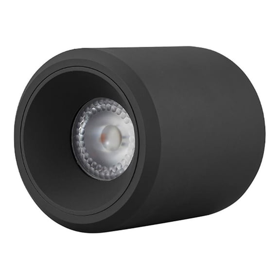 Pemberly Row Aluminum ETL Commercial Grade LED Surface Mounted Downlight Black