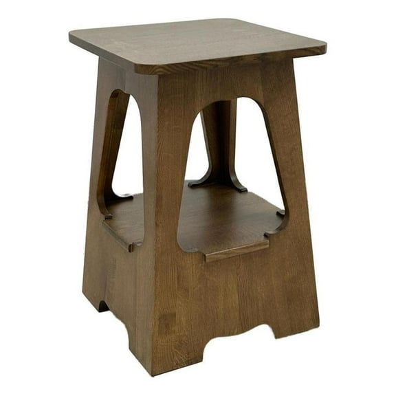 Pemberly Row Arts and Crafts / Mission Taboret End Table - Michael's Cherry