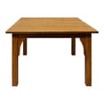 thumbnail image 1 of Pemberly Row Arts and Crafts Solid Wood Square Dining Table in Cherry, 1 of 3