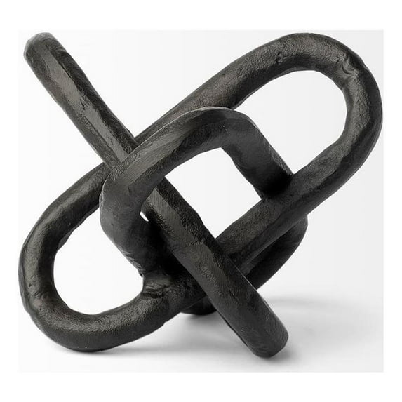 Pemberly Row Black Metal Industrial Decorative Object (Small)