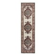 thumbnail image 1 of Pemberly Row Brick Red Traditional Washable 2 ft. x 6 ft. Fabric Runner Rug, 1 of 7