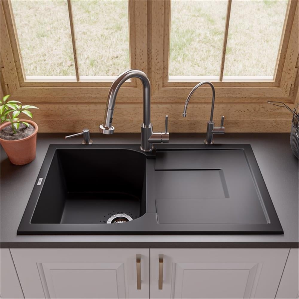 Pemberly Row Brushed Nickel Sensor Gooseneck Pull Down Kitchen Faucet