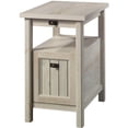 thumbnail image 1 of Pemberly Row Coastal Cottage Wooden Recliner End Table in Chalked Chestnut, 1 of 20