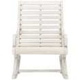 thumbnail image 1 of Pemberly Row Coastal Eucalyptus Wood Rocking Chair in White Finish, 1 of 13