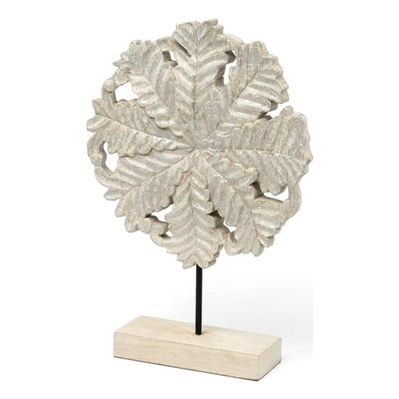 Pemberly Row Coastal Light Brown Wood Small Decorative Object