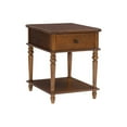 thumbnail image 1 of Pemberley Row Solid Wood Hazelnut Brown Side Table Rectangular 20" x 24" x 26" Unassembled, 1 of 16