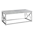 thumbnail image 1 of Pemberly Row Coffee Table in Gray Cement and Chrome, 1 of 4