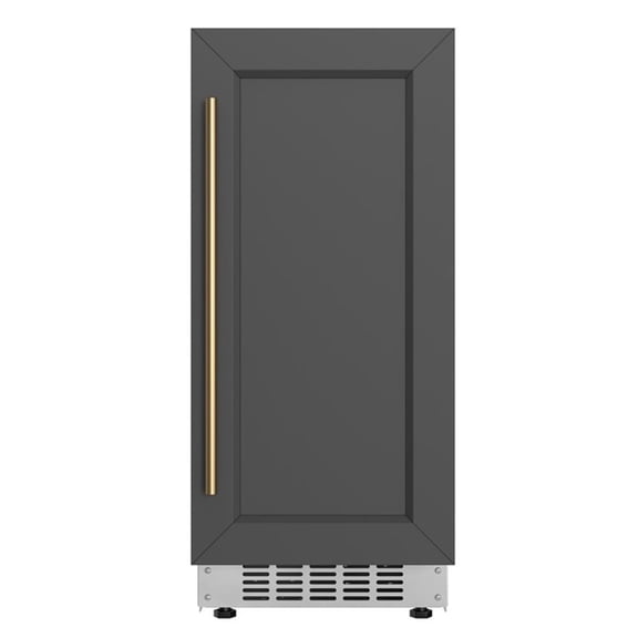 Pemberly Row Commercial Crescent Ice Maker in Stainless Steel