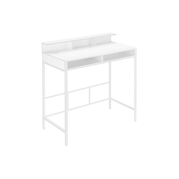 Pemberly Row Computer Desk Home Office Standing 48"L Metal White