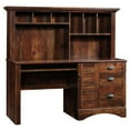 thumbnail image 1 of Pemberly Row Computer Desk and Hutch with CPU Storage and Keyboard Drawer, Curado Cherry, 1 of 16