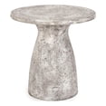 thumbnail image 1 of Pemberly Row Contemporary 18" Outdoor Accent Table Light Gray, 1 of 4