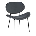 thumbnail image 1 of Pemberly Row Contemporary 28" W Velvet Side Chair Dining Chair-Grey, 1 of 8