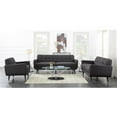thumbnail image 1 of Pemberly Row Contemporary 3 Piece Sofa Set in Charcoal Finish, 1 of 19