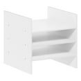 thumbnail image 1 of Pemberly Row Contemporary 3-Shelf File Organizer Cube Insert in White, 1 of 6