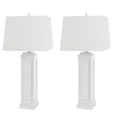 thumbnail image 1 of Pemberly Row Contemporary 32" Shutter Lamp in Bright White (Set of 2), 1 of 5