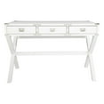 thumbnail image 1 of Pemberly Row Contemporary 46" Desk with Power in White Finish, 1 of 5