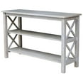 thumbnail image 1 of Pemberly Row Contemporary 48" Console Table in Washed Gray Taupe, 1 of 7