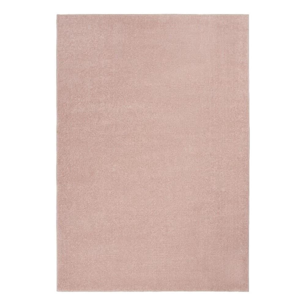 Pemberly Row Contemporary 5' x 7' Pink Fabric Outdoor Area Rug (5' x 7 ...