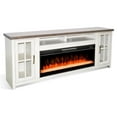 thumbnail image 1 of Pemberly Row Contemporary 76" Media Console with Electric Fireplace, 1 of 4