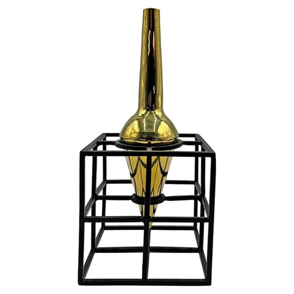 Pemberly Row Contemporary 9-inch Tall Amphora Cage Vase for Flowers
