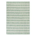 thumbnail image 1 of Pemberly Row Contemporary 9'x12' Fabric Blue Green Ivory Area Rug, 1 of 7