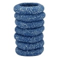 thumbnail image 1 of Pemberly Row Contemporary Accent Speckled Blue Stacked/Sculptural Rings Vase, 1 of 4