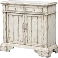 thumbnail image 1 of Pemberly Row Contemporary Aged Cream Two Door Two Drawer Cabinet, 1 of 6