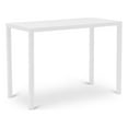 thumbnail image 1 of Pemberly Row Contemporary Aluminium Outdoor Patio Rectangle Bar Table, 1 of 10