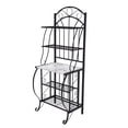 thumbnail image 1 of Pemberly Row Contemporary Baker's Rack with Faux Marble Shelf, 1 of 6