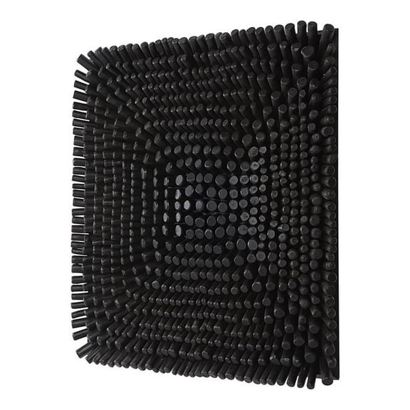 Pemberly Row Contemporary Beech Wood and Fir Wall Panel in Satin Black