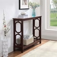 thumbnail image 1 of Pemberly Row Contemporary Console Table in Espresso Wood Finish, 1 of 7