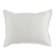 thumbnail image 1 of Pemberly Row Contemporary Cotton Standard Sham in Ivory Finish, 1 of 3