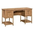 thumbnail image 1 of Pemberly Row Contemporary Engineered Wood Computer Desk in Brown, 1 of 15