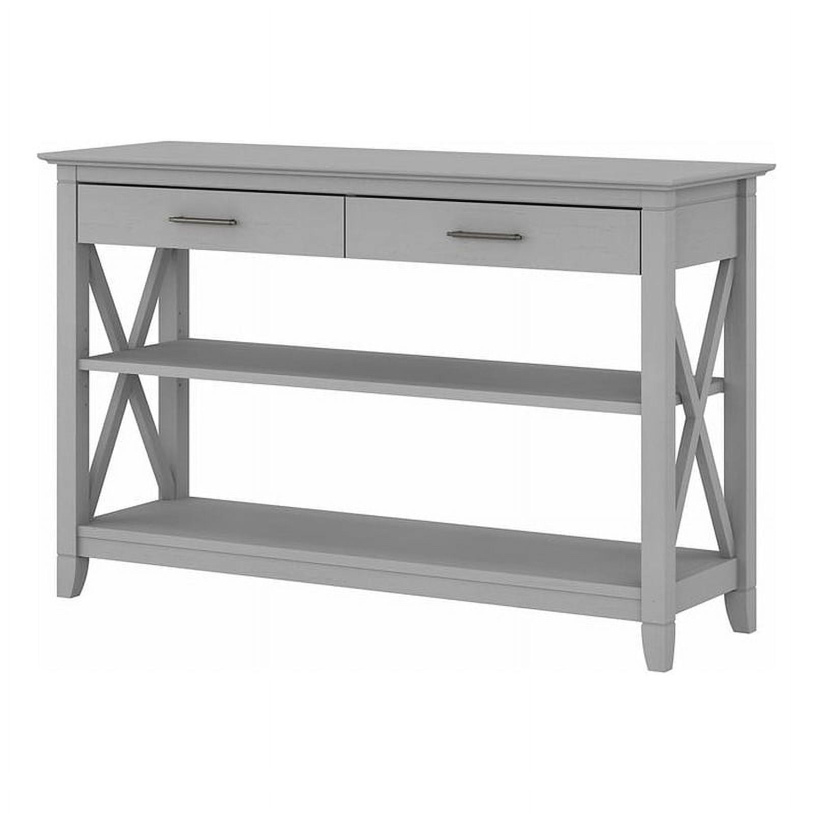 Pemberly Row Contemporary Engineered Wood Console Table with Drawers in