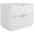 thumbnail image 1 of Pemberly Row Contemporary Engineered Wood Side Table in White, 1 of 12