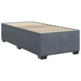 thumbnail image 1 of Pemberly Row Contemporary Engineered Wood Twin Bed Frame in Dark Gray, 1 of 9