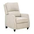 thumbnail image 1 of Pemberly Row Contemporary Fabric Push Back Recliner in Beige, 1 of 9
