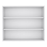 Pemberly Row Contemporary Floating Shelf Engineered Wood White