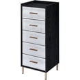 thumbnail image 1 of Pemberly Row Contemporary Jewelry Armoire in Black & Gold Finish, 1 of 7