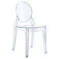 thumbnail image 1 of Pemberly Row Contemporary Kids Chair in Transparent Clear, 1 of 30
