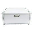 thumbnail image 1 of Pemberly Row Contemporary Laundry Pedestal with Drawer in White, 1 of 4