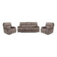 thumbnail image 1 of Pemberly Row Contemporary Manual Glider Reclining Sofa and Two Recliners, 1 of 14